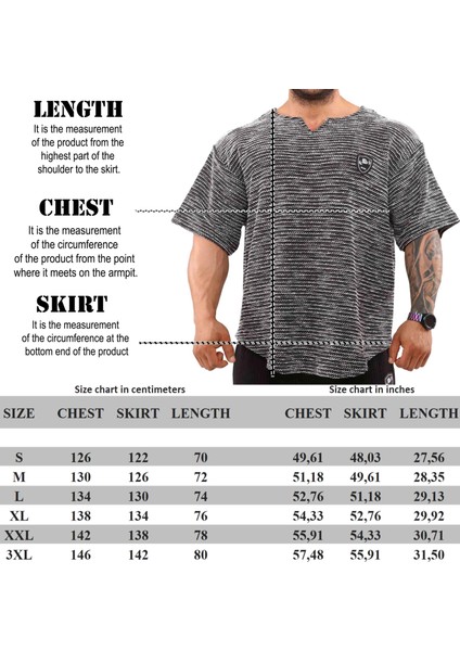 Oversize T-Shirt Örgü Dokulu Antrenman Üstü Bgsm 3323