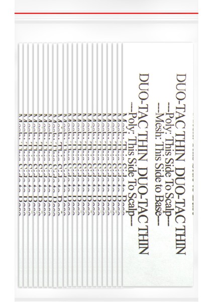 Duo-Tac Thin™ Protez Saç Bandı Düz 1'' x 3'' (2,5 cm x 7.5 cm) 36 Adet