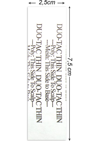 Duo-Tac Thin™ Protez Saç Bandı Düz 1'' x 3'' (2,5 cm x 7.5 cm) 36 Adet fırsatları