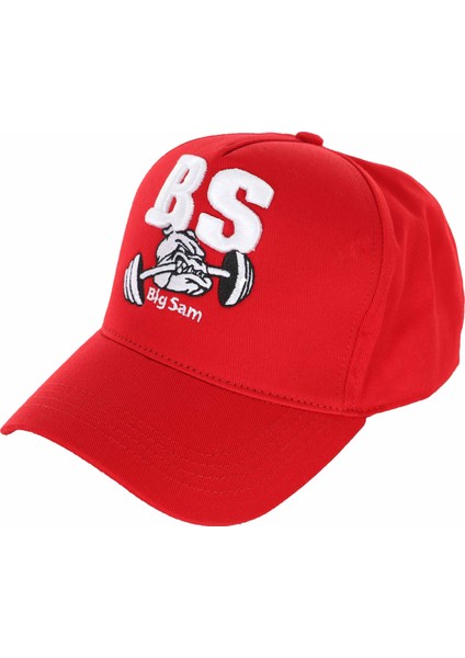 Kırmızı Spor Şapka Big Sam 704
