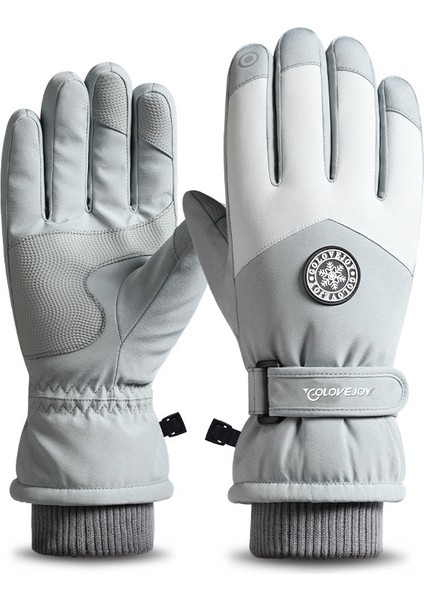 Kadın Kışlık Dış Mekan Yastıklı Kalınlaştırılmış Sıcak Eldiven (Yurt Dışından)