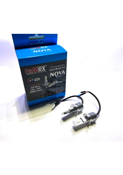 Nova Csp 3570 H3 Buz Mavi LED Xenon LED Headlight