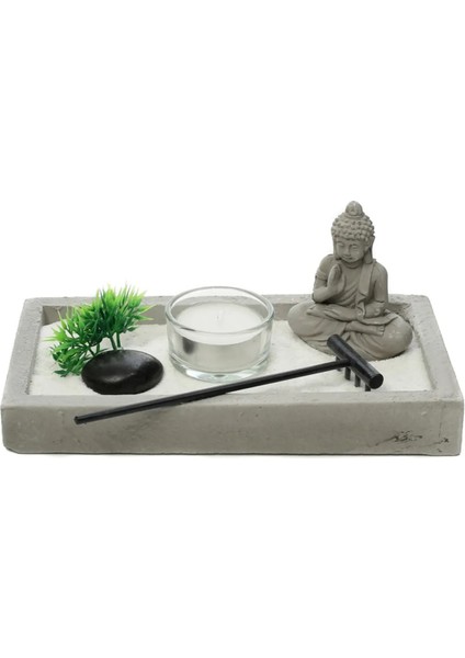 Mini Buddha Zen Bahçe Seti 19X10X8CM