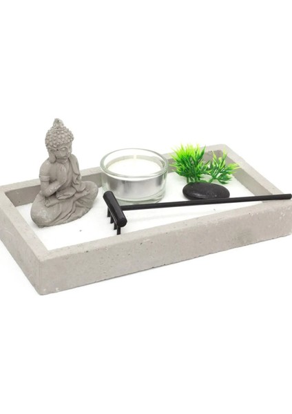 Mini Buddha Zen Bahçe Seti 19X10X8CM fiyatları
