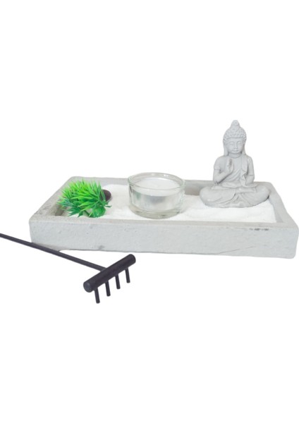 Mini Buddha Zen Bahçe Seti 19X10X8CM modelleri