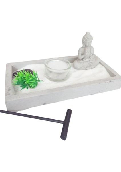 Mini Buddha Zen Bahçe Seti 19X10X8CM indirimleri
