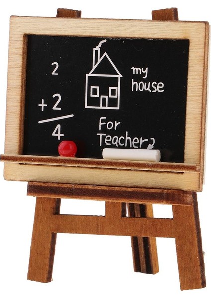 1: 12 Dollhouse Minyatür Blackboard Modeli(Yurt Dışından)