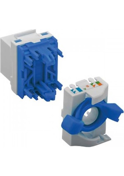 Cat6 Utp Keystone Jack 180 Derece Çevirmeli Tip - 1 Adet