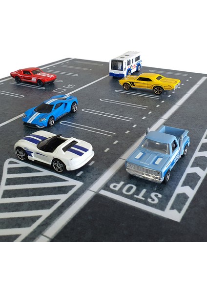 1:64 Ölçek Araçlar Için Otopark Zemini