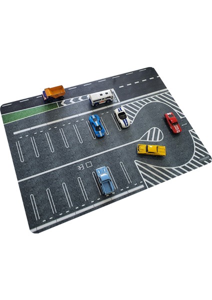 1:64 Ölçek Araçlar Için Otopark Zemini
