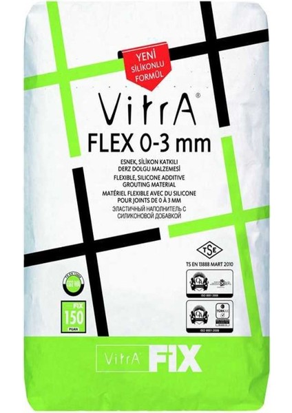Vıtrafıx Flex 0-3 mm Sahara Bej 5 kg F24305205
