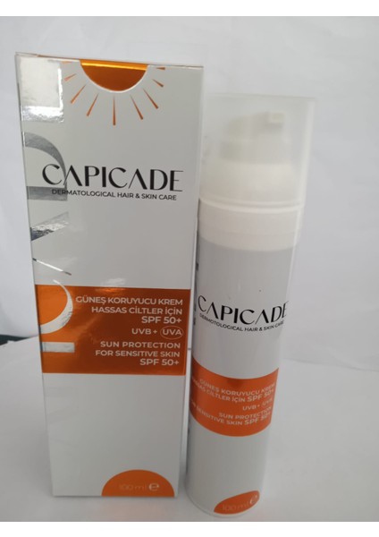 Spf 50+ Güneş Koruyucu Kremi-Hassas Ciltler Için 100 ml