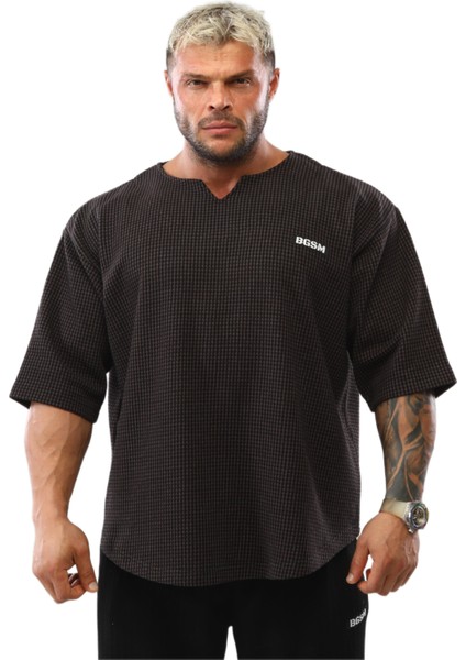 Oversize Kalın T-Shirt Antrenman Üstü Bgsm 3327