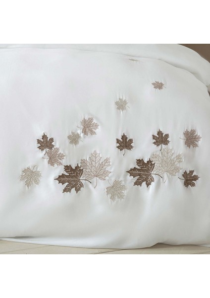 Linel Nevresim Seti Ekstra Çift Kişilik 260X220 cm Ekru modelleri