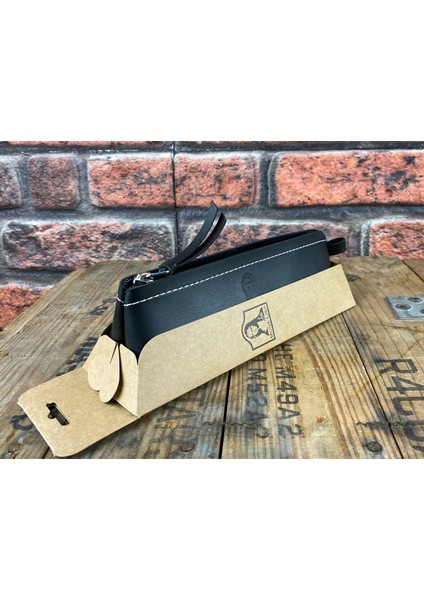 Mona Lisa Yumuşak Deri Şık Üçgen Kalemlik Siyah fiyatları