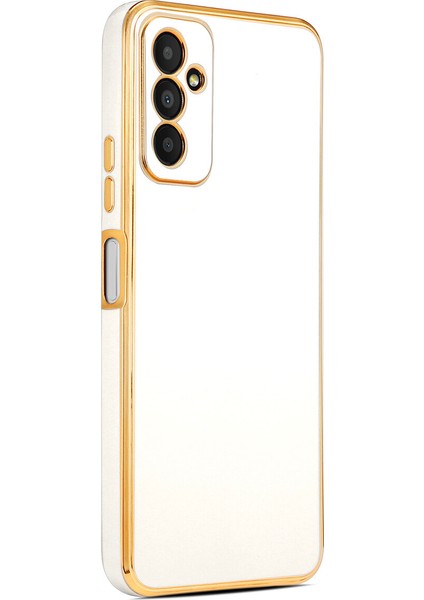 Samsung Galaxy M23 Kılıf Parlak Kenarlı Laser Bark Silikon