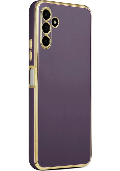 Samsung Galaxy A04S Kılıf Parlak Kenarlı Laser Bark Silikon