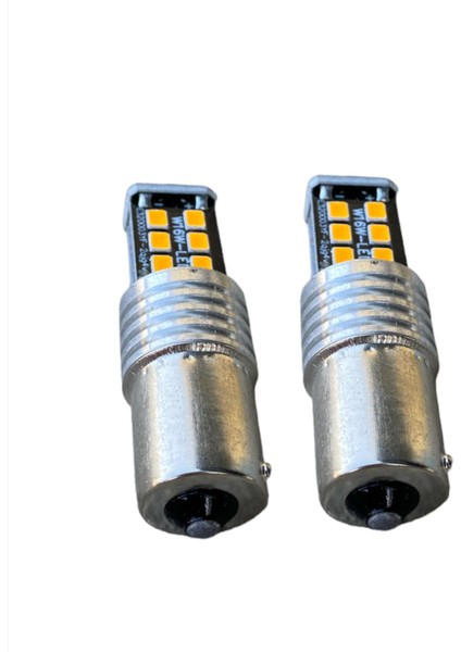 Tek Duy 15 LED Stop,sinyal, Geri Vites Ampulü 93 Tip turuncu