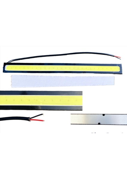 Gündüz Ledi-Gündüz Farı-Sis Farı 17CM 2 Adet Cob LED