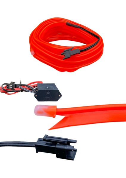 Neon Ip Şerit LED 5m Kırmızı