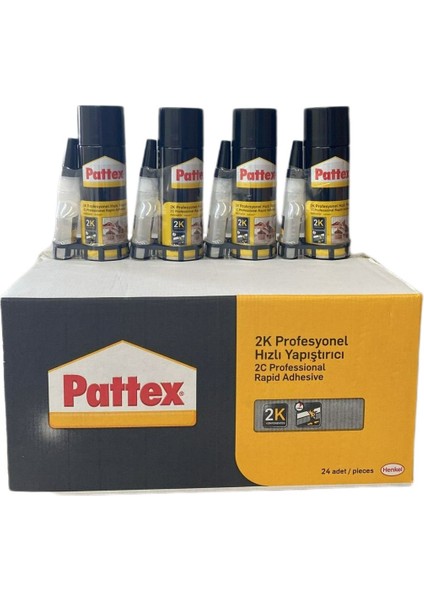 Yapıştırıcı Hızlı 2k 200ML 50ML Koli (24 Adet)