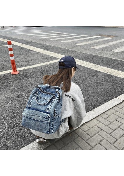 Denim Omuz Sırt Çantası (Yurt Dışından) fiyatları