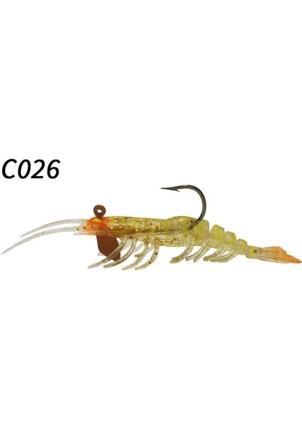 Osaka Caridina Shrimp 7.62CM 6.5g Silikon Karides fırsatları