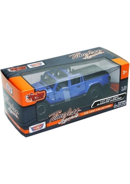 Koleksiyonerler Için 2021 Model Jeep Gladiatör Overland (1:27) Ölçek 1:24 Seri