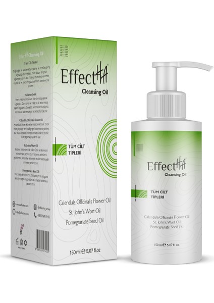 EffectHA Cleansing Oil Tüm Ciltler İçin Makyaj Temizleme Yağı 150ml