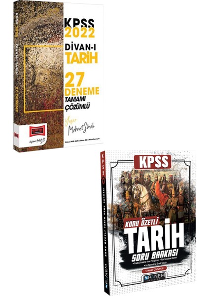 KPSS Tarih Deneme+Panem Tarih Soru Bankası