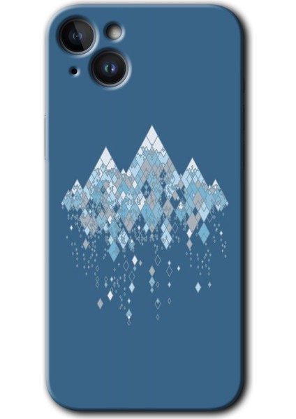 Apple iPhone 14 Kılıf Hd Desen Baskılı Arka Kapak - Iceberg