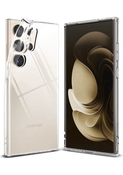 Samsung Galaxy S23 Ultra Uyumlu Şeffaf Sararmaz Kılıf Parlak Kamera Çevresi Korumalı