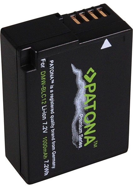 Premium Batarya Panasonic DMW-BLC12 Için