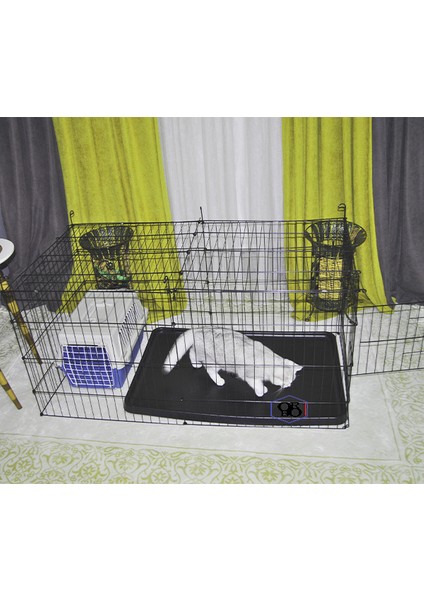 Köpek/kedi Çiti Kafesi 120CM.X60CMX60CM- * I Tip* Oyun Eğitim Alanı 8 Parça Panel fırsatları