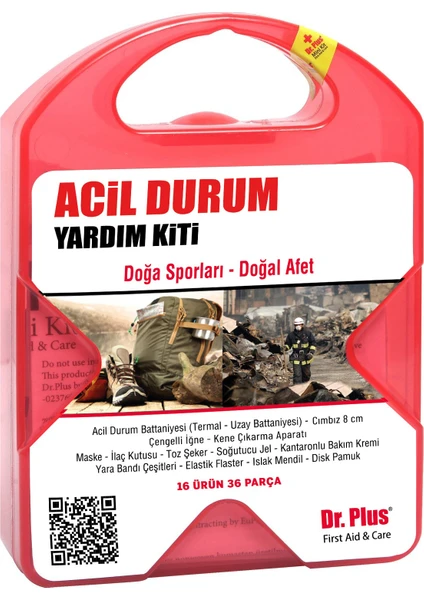 Dr Plus   Acil Durum  Yardım Kiti Doğa Sporları & Doğal Afet