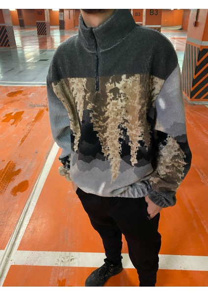 Oversize Yorgan Peluş Sweatshirt fırsatları