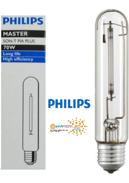 70W Philips Master Son-T Pıa Plus Sodyum Buharlı Ampul
