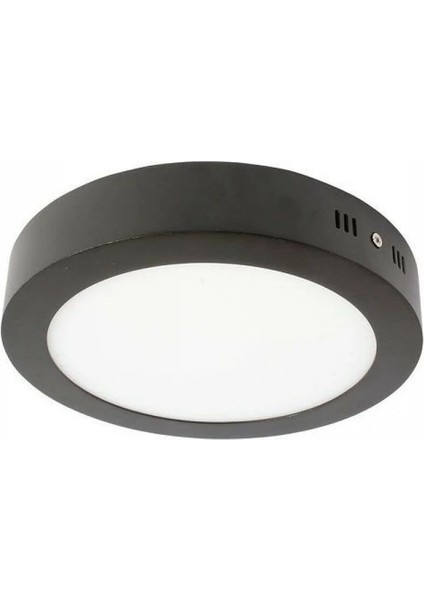 30W Yuvarlak Sıva Üstü LED Armatür Siyah Kasa Günışığı CT-5238