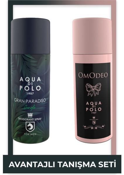 Omodeo ve Gran Paradiso Jungle Deodorant Seti STCC004201