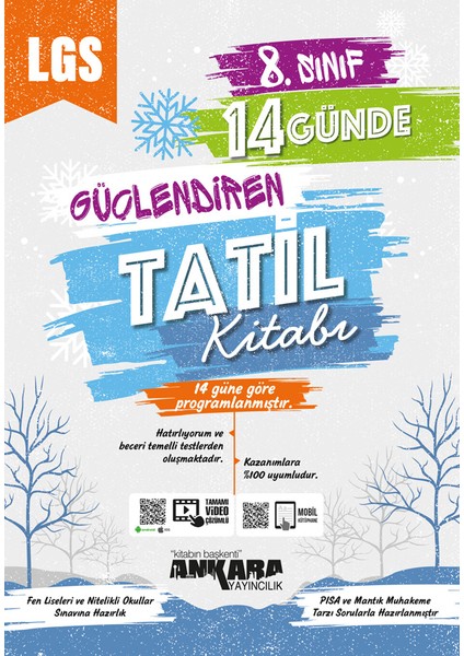 8.Sınıf LGS 14 Günde Güçlendiren Tatil Kitabı