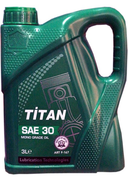 Art Oil Artoil Titan Sae 30 - 3 L