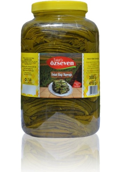 Özseven Tokat Bağ Yaprağı (4750 gr X4)