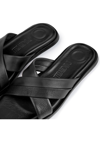 Bande Erkek Terliği, Terlik, Ortopedik Taban Terlik, Deri Terlik modelleri