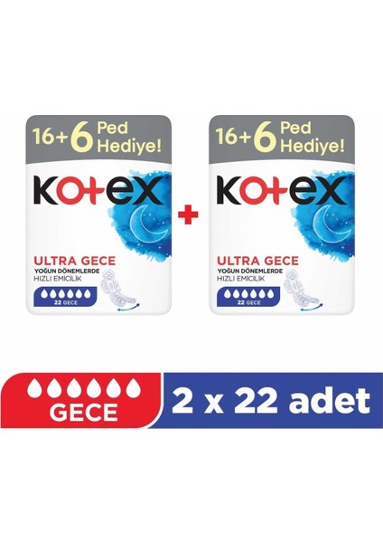 Ped Ultra Dev Ekonomik Gece 22’li x 2