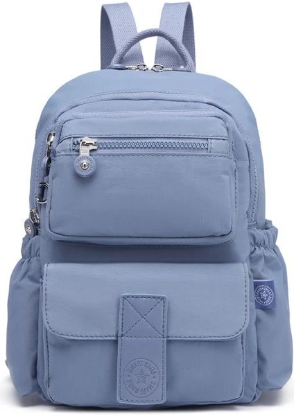 Smart Bags Kadın Sırt Çantası Küçük Boy Krinkıl Kumaş 3168