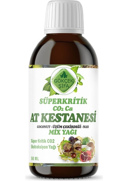 At Kestanesi Süperkritik Mix Yağı 50 ml (HORSE CHESTNUT SUPERCRİTİCAL MİX OİL)