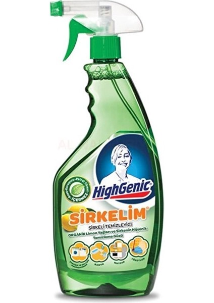 Sirkelim Limon Kokulu Sirkeli Temizleyici 750 ml