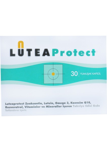 Luteaprotect Balık Yağı Koenzim Q10 Zeaksantin ve Multivitaminler Içeren Takviye Edici Gıda