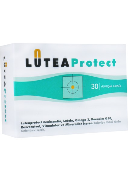 Luteaprotect Balık Yağı Koenzim Q10 Zeaksantin ve Multivitaminler Içeren Takviye Edici Gıda