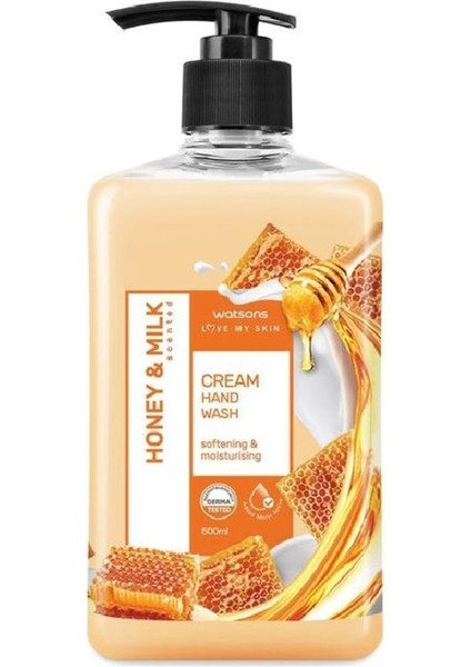 Love My Skin Bal ve Süt Sıvı Sabun 500 ml